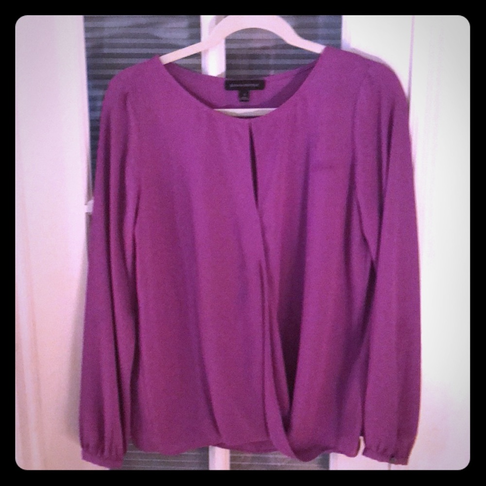 Banana Republic blouse. Fushia.